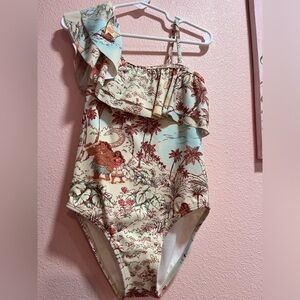 Janie and Jack Disney Moana Swimsuit size 7 NWOT has liner